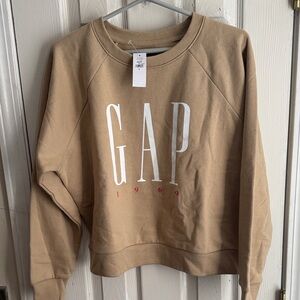 GAP Beige Logo Sweatshirt